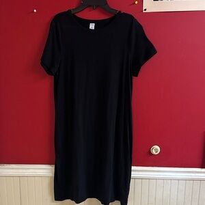 Old Navy Black Mini Dress size medium worn twice